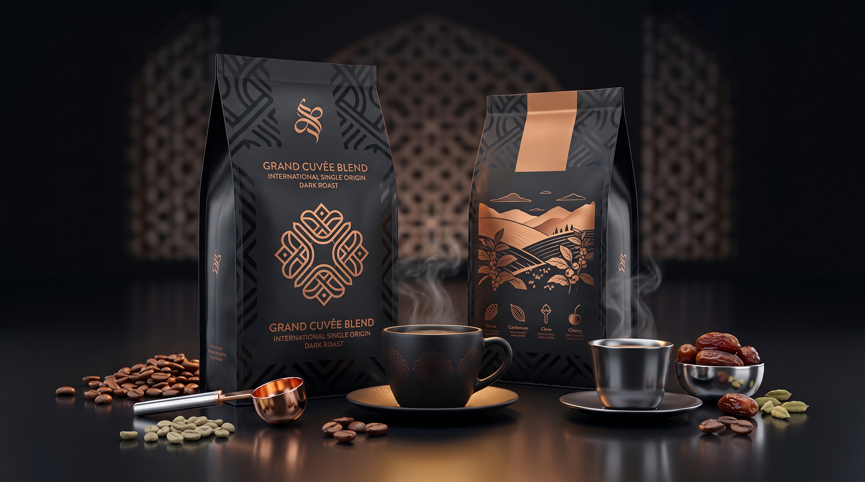 Structural packaging with premium brand identity system